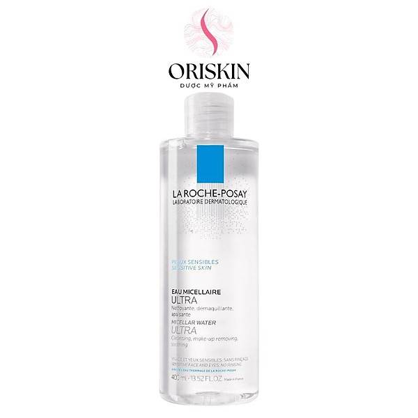 Nước Tẩy Trang Làm Sạch Sâu Cho Da Nhạy Cảm La Roche-Posay Micellar Water Ultra Sensitive Skin 400ml
