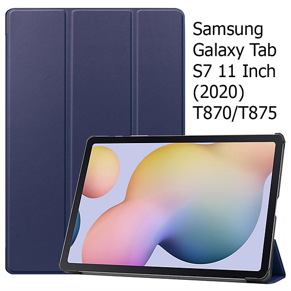Bao Da Cover Dành Cho Máy Tính Bảng Samsung Galaxy Tab S7 11 Inch (2020) T870 / T875 Hỗ Trợ Smart Cover