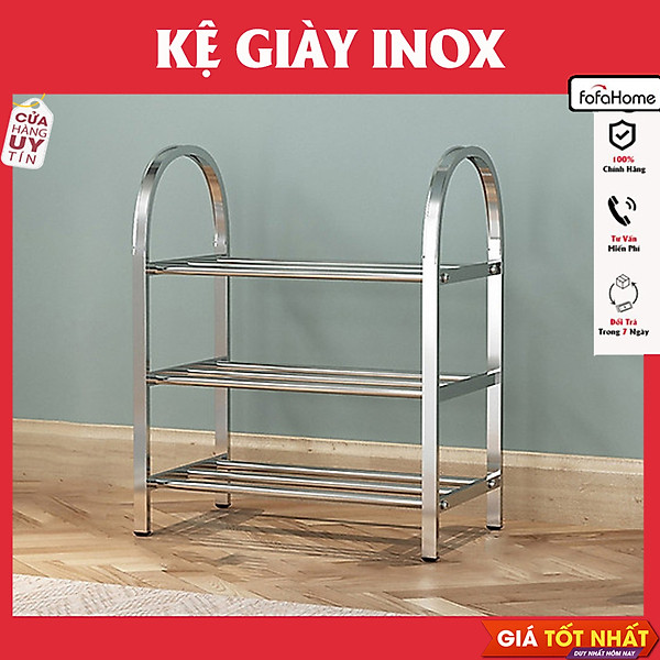 Giá Để Giày Inox 304,Đa Năng Kệ Để Giày 3 Đến 5 Tầng Siêu Bền Tủ Giày Chịu Tải Mạnh Và Không Rỉ Dễ Lắp Ráp