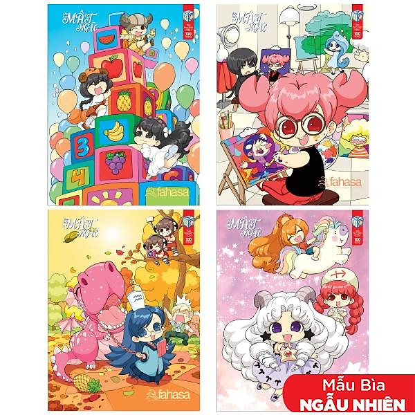 Tập Lớp Học Mật Ngữ - 100 Trang - 4 Ô Ly (4 Mẫu Bìa Ngẫu Nhiên)