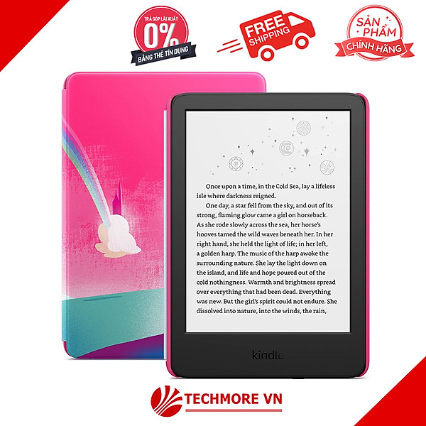 Máy đọc sách New Kindle Kids 11th 2022 Kèm bao da - 16Gb - Hàng nhập khẩu