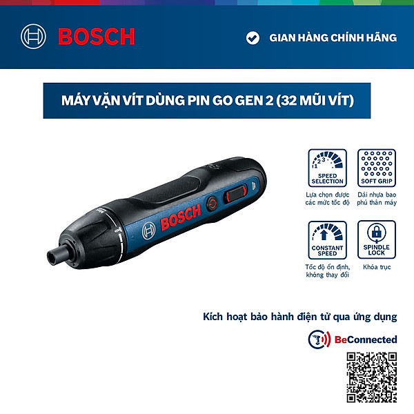 Máy vặn vít Bosch go gen 2 (32 chi tiết)