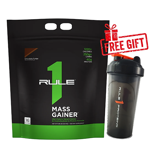 Mass Gainer Sữa tăng cân Rule 1 Mass Gainer 5.2kg tặng Rule 1 Shaker