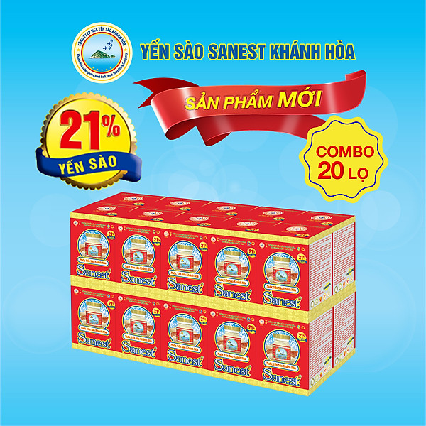 Nước Yến sào Khánh Hòa Sanest đóng lọ 70ml
