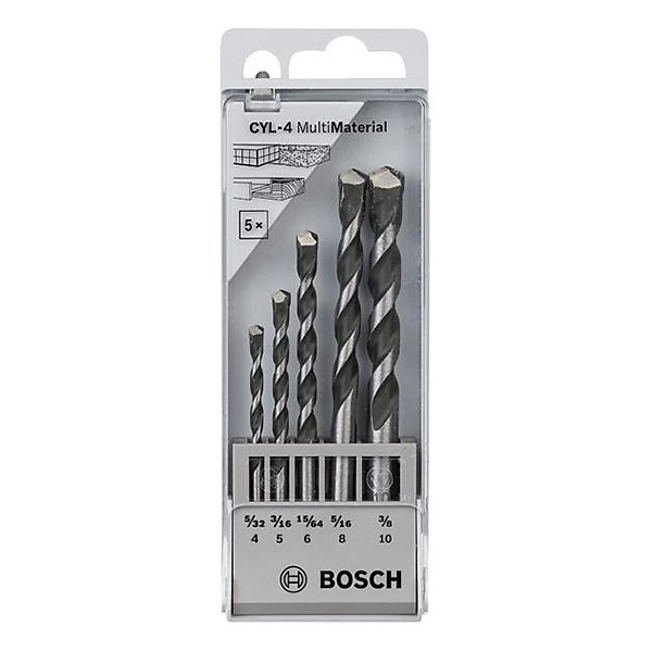 Mũi khoan đa năng Bosch bộ 5 mũi (4/5/6/8/10 mm)