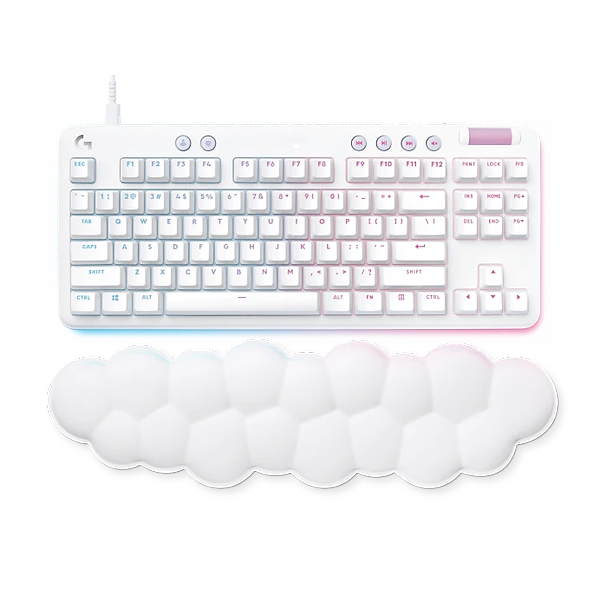 Bàn phím cơ gaming không dây Logitech G715 TKL - Bluetooth và Lightspeed, RGB, kèm kê tay, 2 loại switch, tương thích PC, Mac, Laptop - Hàng Chính Hãng