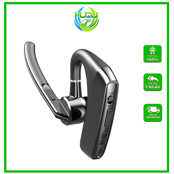 Tai Nghe Đàm Thoại Nhét Tai Huqu V8C - Tích Hợp Tính Năng Tách Tiếng - Hàng Chính Hãng