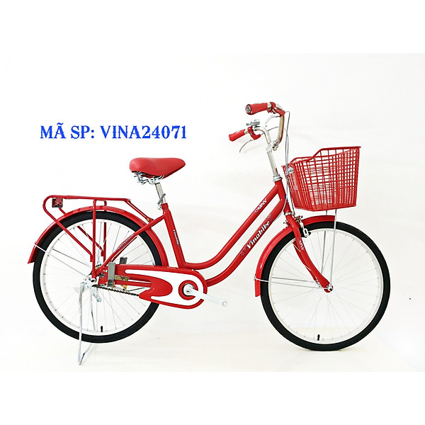 Xe đạp mini Vinabike 24inch nan thưa, phù hợp với người cao từ 1m30 đến 1m60