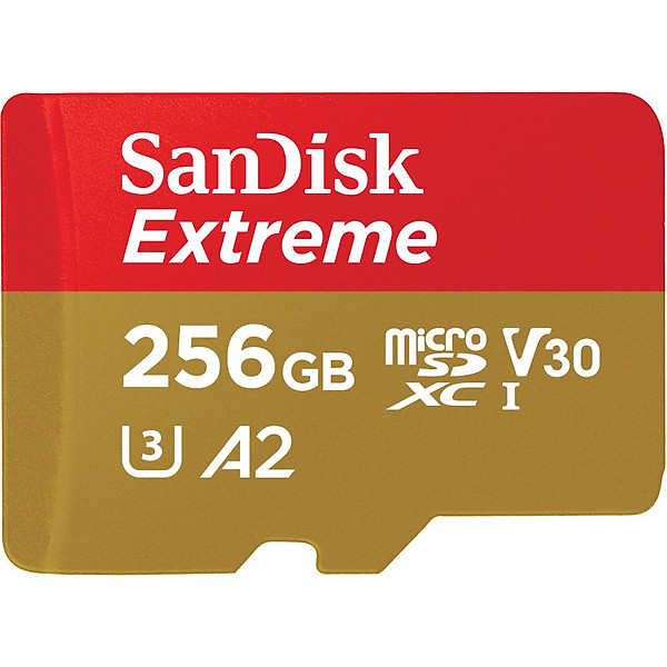 Thẻ Nhớ MicroSDXC SanDisk Extreme V30 A2 160MB/s 256GB (New 2020 không adapter) – Hàng Nhập Khẩu