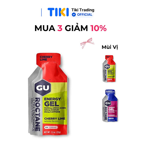 Gel Uống Bổ Sung GU Roctane Gel 32g/gói - Hổ trợ đạp xe và chạy bộ