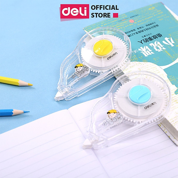 Bút xóa giấy bút xóa kéo siêu dài 30m học sinh Deli - Dụng cụ tẩy xóa - 8180