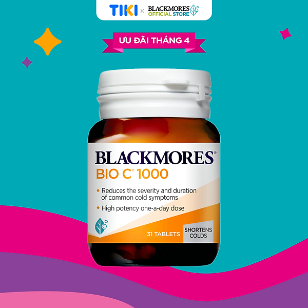 Viên Uống Bổ Sung Vitamin C Blackmores Bio C 1000mg Lọ 31 Viên