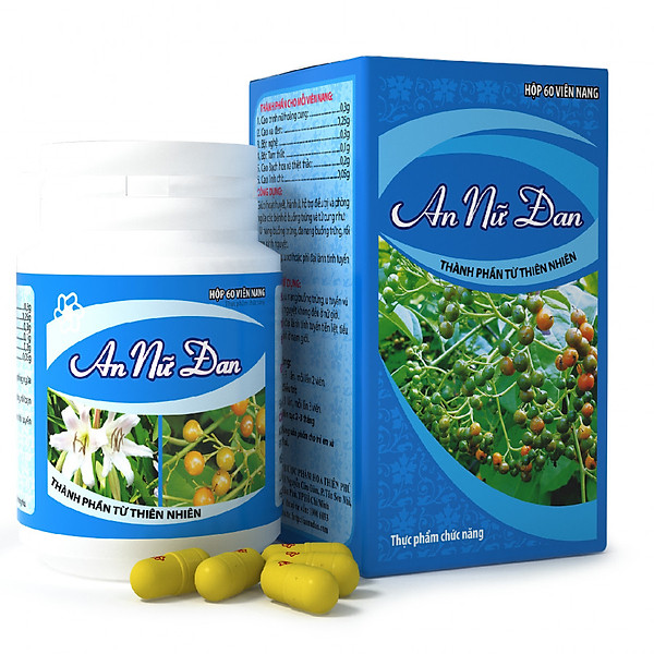 Viên uống hỗ trợ phòng ngừa và giảm kích thước u nang, u xơ An Nữ Đan (Hộp 60 viên)