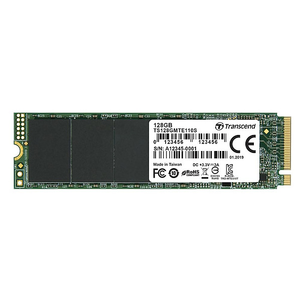 Ổ cứng gắn trong 128GB SSD110S M.2 PCIe Transcend – Hàng chính hãng