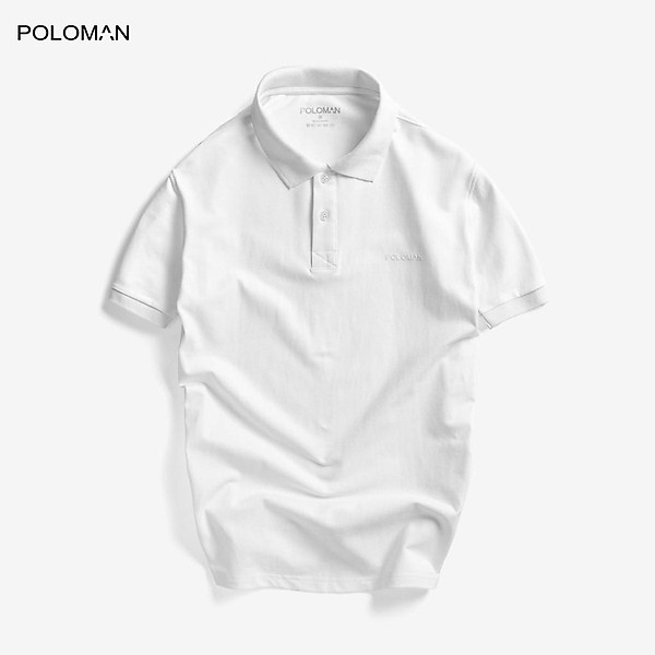 Áo thun POLO nam cổ bẻ BASIC vải cá sấu Cotton trẻ trung – POLOMAN