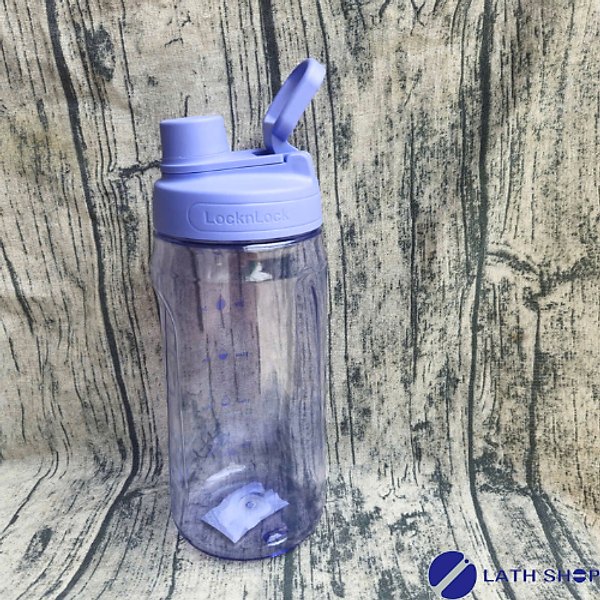 Bình Nước LocknLock 1.5L Active Large Bottle Có Quai Xách Nhựa PET BPA FREE HAP941 Tím/Xanh