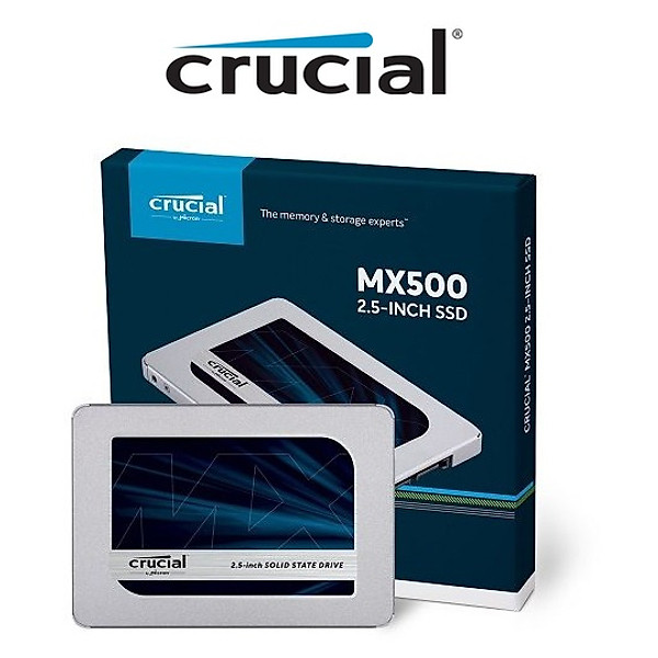 Ổ cứng gắn trong SSD Crucial MX500 1TB 2.5 inch Sata III CT1000MX500SSD1 – Hàng Nhập Khẩu