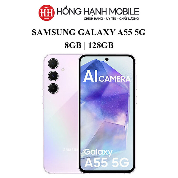Điện Thoại Samsung A55 5G 8GB/128GB - Hàng Chính Hãng