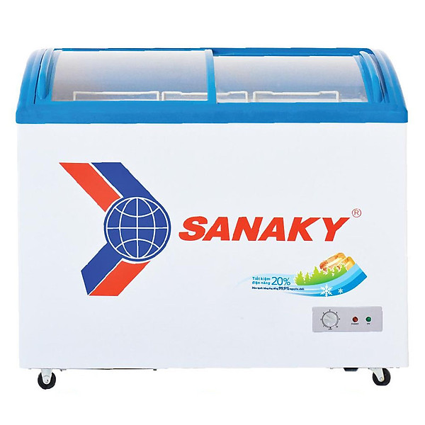 Tủ Đông Mát Trưng Bày Kem Sanaky 242 Lít Vh-302Kw Nhôm (R134A)