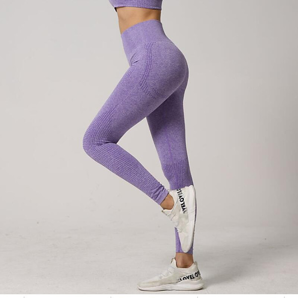 Cao Cấp Đầm Nữ Năng Lượng Quần Legging Thể Dục Chạy Tập Yoga Quần Legging Đẩy Lên Quần Legging Thể Thao Nữ Tập Gym Quần Legging - S