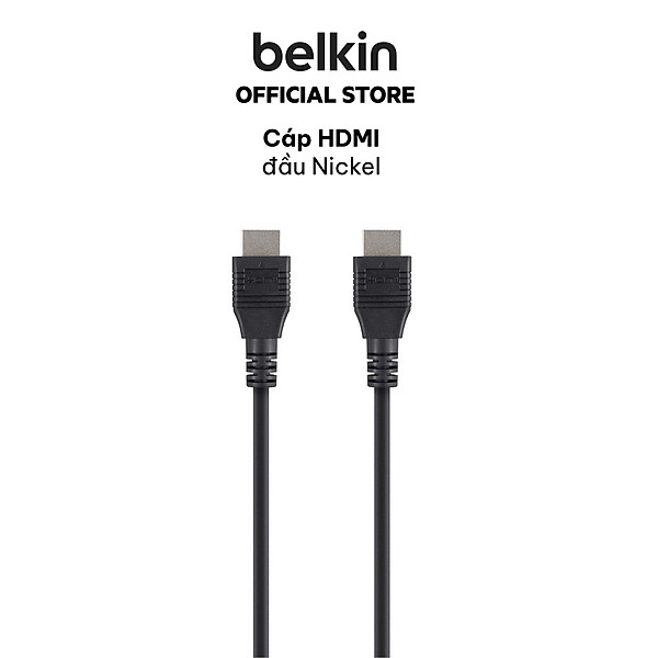 Dây Cáp HDMI Belkin F3Y020bt5M Full HD 1080p, 10.2Gbps (5m) - Hàng Chính Hãng