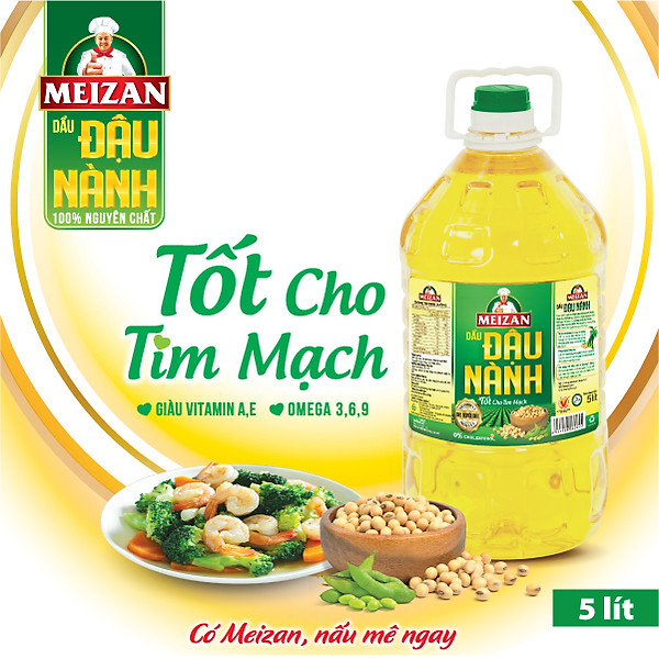 Dầu Đậu Nành Meizan 1L/2L/5L