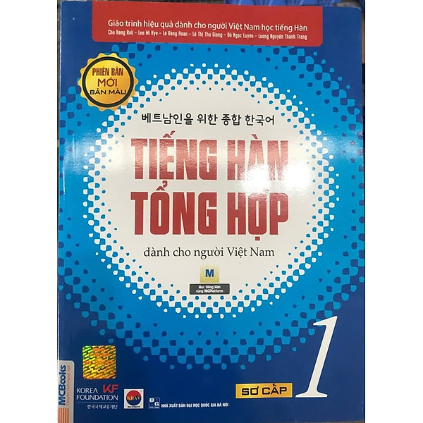 Tiếng Hàn Tổng Hợp Dành Cho Người Việt Nam – Sơ Cấp 1 (Bản Màu)