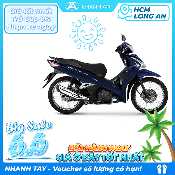 Xe Máy Honda Future 125 FI 2024 - Phiên Bản Tiêu Chuẩn (Phanh Đĩa- Vành Nan Hoa)