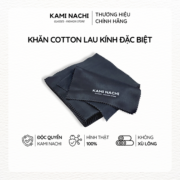 Khăn lau kính đa năng chuyên dụng KAMI NACHI loại đặc biệt - Lau mắt kính cận, mặt kính điện thoại