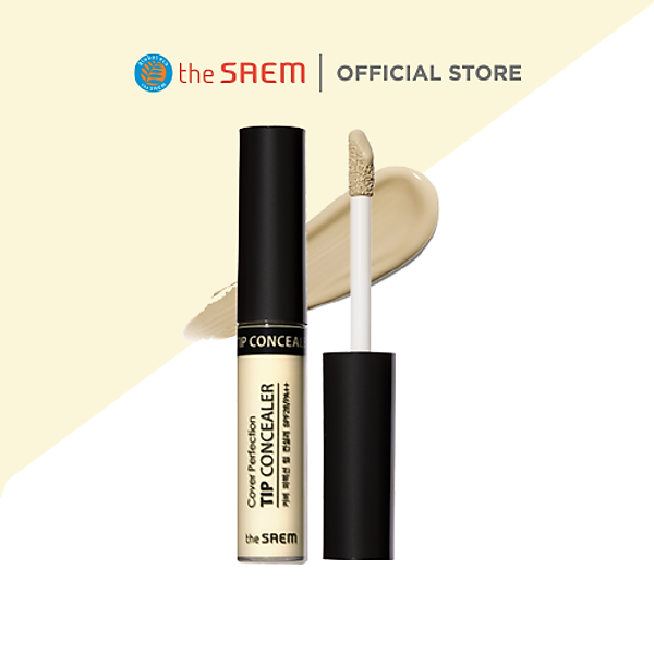 Kem Che Khuyết Điểm The Saem Cover Perfection Tip Concealer (6.5G)
