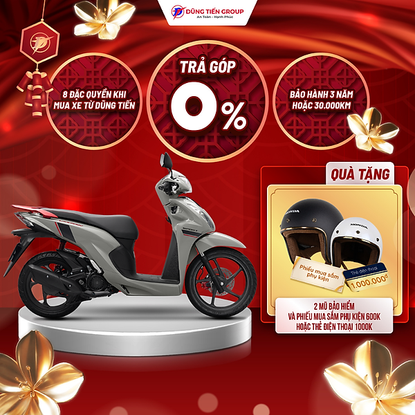Xe Máy Honda Vision 2025 - Phiên Bản Thể Thao