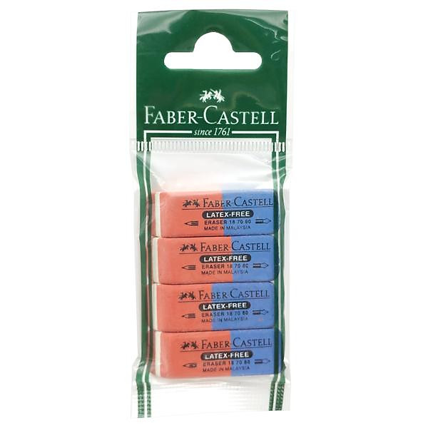 Bộ Gôm Tẩy Mực - Faber-Castell 187080 (4 Viên)