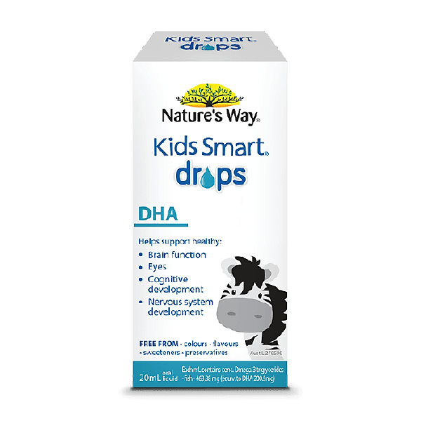 Bổ sung DHA tinh khiết Nature’s Way Kids Smart Drop DHA giúp trẻ thông minh từ lúc chào đời