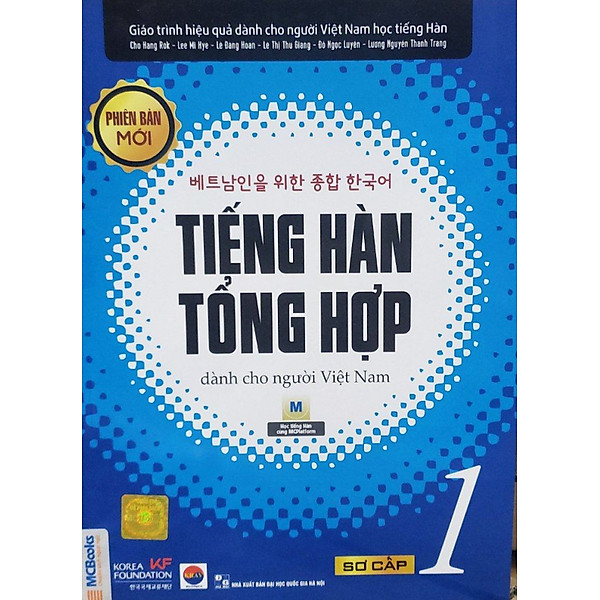 Tiếng Hàn Tổng Hợp Dành Cho Người Việt Nam – Sơ Cấp 1 (Bản Đen Trắng)