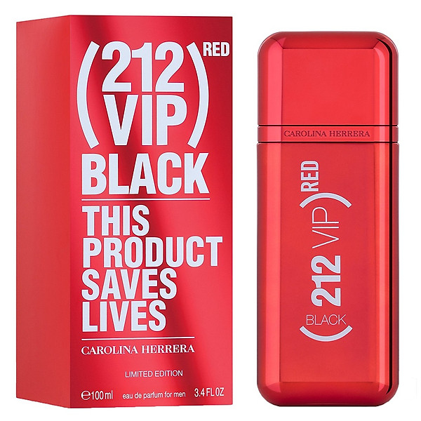 Nước Hoa Nam Carolina Herrera 212 Vip Black Red For Man 100Ml Full Limited Edition