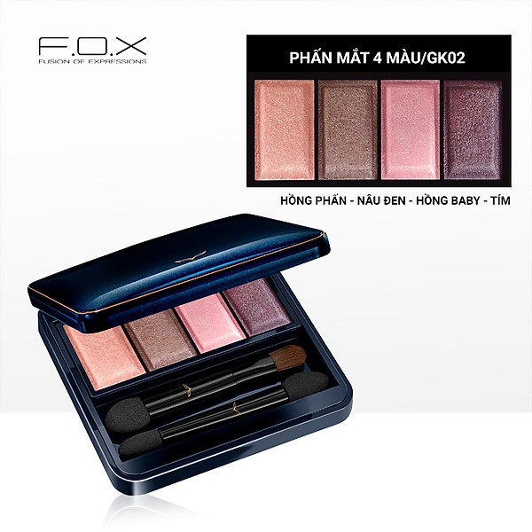 Phấn Mắt 4 Màu F.O.X Eyeshadow Palette 6.5G