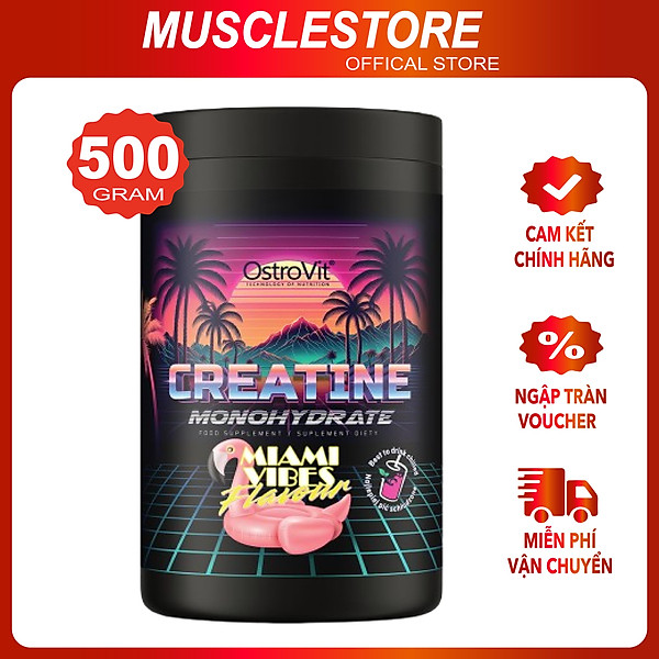 Creatine Monohydrate - Ostrovit (300g, 500g) Tăng Cơ, Tăng Sức Mạnh & Hiệu Suất Tập Luyện