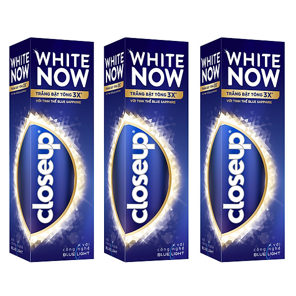 Combo 3 kem đánh răng Closeup Tinh Thể Blue Sapphire 100g