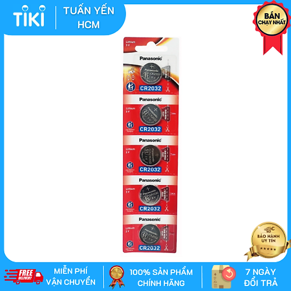 {Panasonic VN nhập khẩu} Pin Cúc Áo Panasonic CR2032 3V Lithium cho smartkey ô tô, xe máy, máy tính cầm tay, cân điện tử...