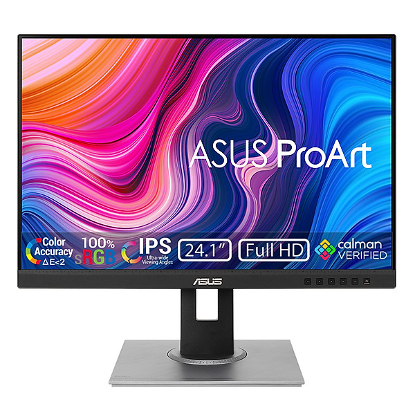 Màn Hình Chuyên Đồ Họa Asus ProArt PA248QV 24.1” Tỉ lệ 16:10 WUXGA (1920 x 1200) 5ms/ 75Hz/ IPS/ 100% sRGB/ 100% Rec.709/ Color Accuracy ΔE < 2/ Stereo Speaker (2Wx2) - Hàng Chính Hãng