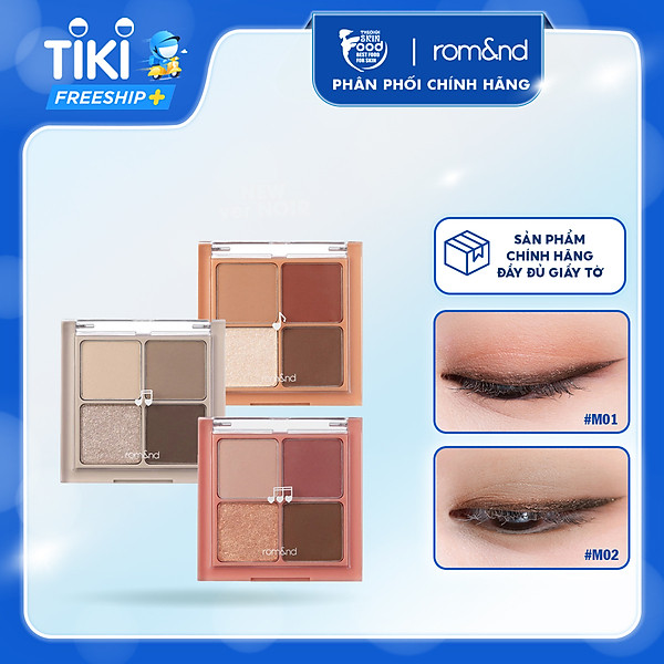 Bảng Phấn Mắt 4 Ô Romand Better Than Eyes 7G