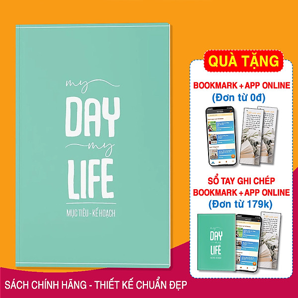 - Sổ tay ghi chép mục tiêu - kế hoạch My Day My Life