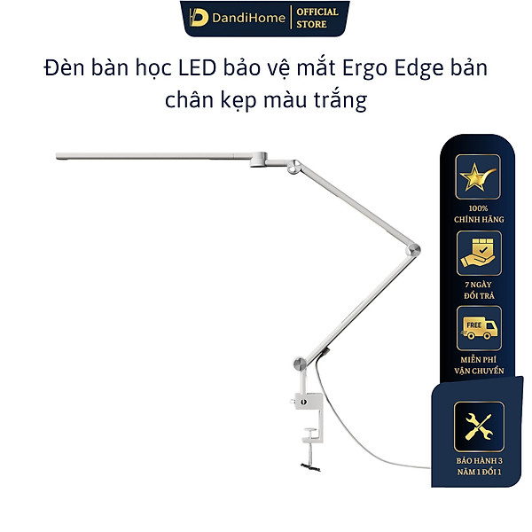 Đèn bàn học Led bảo vệ mắt Ergo Edge 1 DandiHome chống cận để làm việc, đọc sách cao cấp có thể kéo dài và gấp gọn - 3 chế độ sáng thông minh