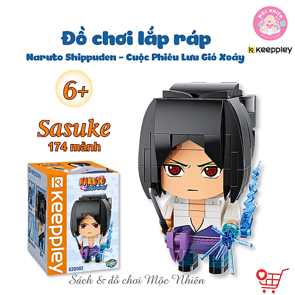 Đồ chơi lắp ráp xếp hình Keeppley - Nhân vật Naruto Sasuke Sakura Kakashi - Dành cho bé trai từ 6 tuổi