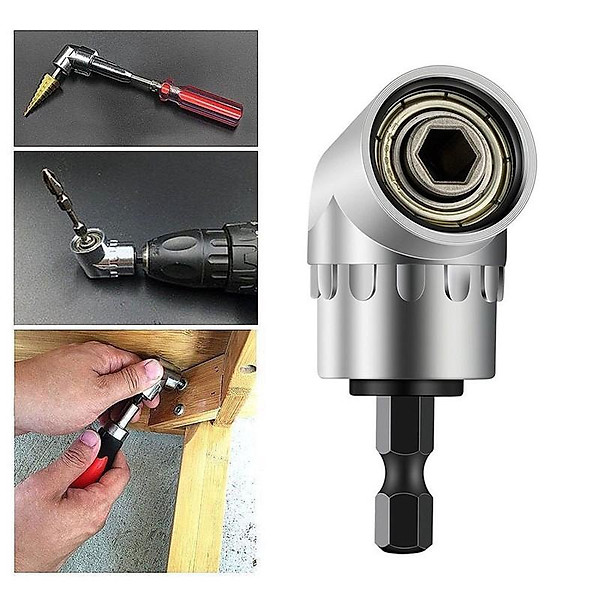 Đầu chuyển hướng bắt vít góc chân lục giác cao cấp cho máy bắn vít, máy khoan