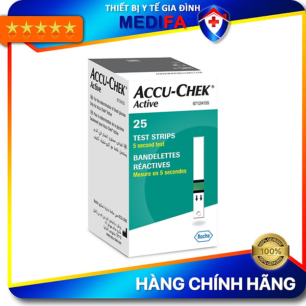 Que Thử Đường Huyết Accu-chek Active 25