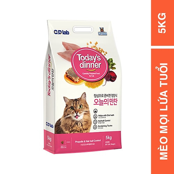 - Today's diner hạt thức ăn cho mèo mọi lứa tuổi MUA 1 TẶNG 5 SAMPLE WONDERCAT