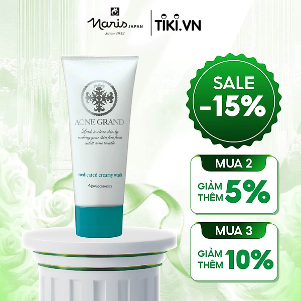 Sữa rửa mặt Naris Acne Grand Medicated Creamy Wash