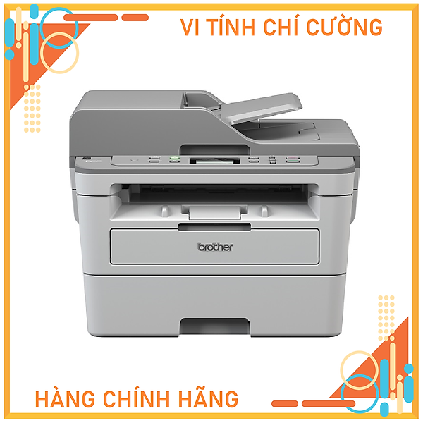 Máy In Lazer Đa Năng Trắng Đen Brother DCP-B7535DW (Print, Copy, Scan, Duplex) - Hàng Chính Hãng
