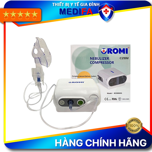 Máy xông khí dung, hút mũi, máy 2 trong 1 OROMI Model C28M - Hàng chính hãng